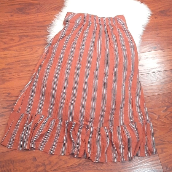 Keep In touch Striped Neutral Corset front skirt - Picture 2 of 5